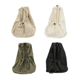 Ryggsäckar harajuku crossbody väskor för kvinnor allmatching sele axelväska dragsko hinkväska japansk stil casual väskor