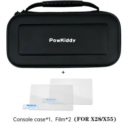 Casos Powkiddy x55 x28 x15 bolsa de proteção portátil x28 case x55 big case acessórios console tampa de armazenamento caixa de bolsa de mão caixa