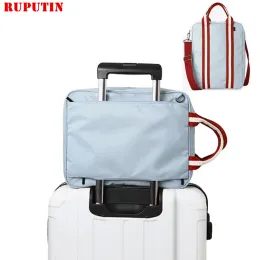 Cleaners Ruputin Men Small Travel Bags Foldable Suitcase Weekend Bag Female Packing Cubes Tote Lage Storage Organizer Collation Pouch