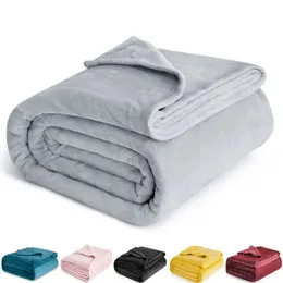 Blanket Grey Sweater Jersey Blank 50X60inch Fleece Blankets Polyster Sublimation DIY Printing Sofa Bed Rug Fy5623 C1107 et ets