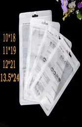 135x24cm 12x21cm 11x19cm 10x18cm Universal Cell Phone Case Sealing Bags White PP Plastic Mobile Phone Pouch Bags Accesorries Pack3306788