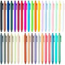 37 Colors Cheap Candy colored Plastic Ballpoint Pens Student Exam Ballpoint Pen