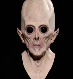 Scary Silicone Face Mask Realistic Alien Ufo Extra Terrestrial Party Et Horror Rubber Latex Full Masks For Costume Party2517519