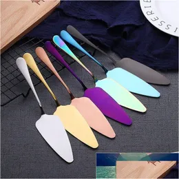 Cake Tools 1Pc Stainless Steel Shovel Knife Pie Pizza Cheese Server Divider Knives Baking Drop Delivery Home Garden Kitchen, Dining Ba Dh06M