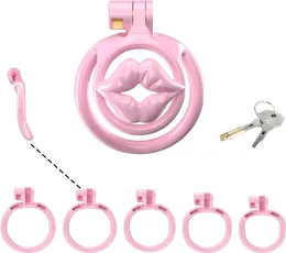 CAGA DE CASTIDADE DE SISSY PARA MAN DISPOSITIVOS DE CASTIDADE PINK RECOLHA PROJETO DE CAGA PEQUENA CAGA DE CAGA MASCIME