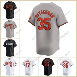 Maglie da baseball di Oriole Adley Rutschman City Connnect Jackson Holliday Urias Henderson Ryan Mountcastle Santander Cedric Mullins Austin Hays Colton Cowser