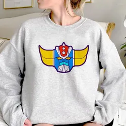 Женские толстовины Goldorak Women 2024 Kawaii Готический спортивный костюм Hoddies Корейский стиль толстовки