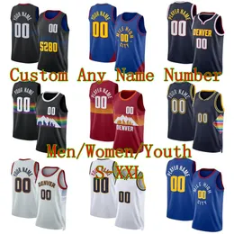 15 camisas de basquete Jokic 27 Murray Michael Porter Jr Aaron Gordon Qualquer Nome Qual