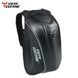 Çantalar Karbon Fiber Motosiklet Backpack Moto Çantalar Su geçirmez Omuzlar Yansıtıcı Kask Çantası Motosiklet Yarış Paketi, M077