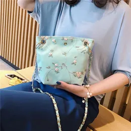 Shoulder Bags LKEEP Women Handbags Summer Beach Lace Embroid Bucket Bag Lady Big Capacity PU Leather Messenger Travel Casual Totes