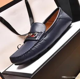 YY 2022 İnsan Ayakkabı Lüks G Marka Orijinal Deri Sıradan Sürüş Ayakkabıları Erkekler Mokasinler Moccasins Mens için İtalyan Ayakkabısı Üzerinde Kayma