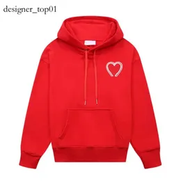 Coat Mens Hoodie Ammi Hoodies Women Men Tracksuit Love Brodery 3D Mönster Letter Tryckt Löst typ Lång ärm Rödrosa Sweatshirt Hoodie Sweethearts Hoody 6990