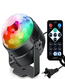 أضواء الحفلات ديسكو Strobe DJ LED تأثيرات مرحلة الإضاءة مصباح رقص لمبة تنشيط مع جهاز التحكم عن بُعد 46990715349562