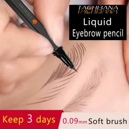 Enhancers Liquid Eyebrow Pencil 0.01mm Soft Brush Waterproof Long Lasting Microblading Ultra Fine Brown Eye Brow Liner Pen Makeup