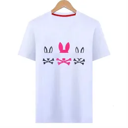 심리 티셔츠 Psyco Rabbit T 셔츠 미국 디자이너 비즈니스 패션 티 남성 여성 USA High Street Polos Skull Rabbits Bunny Pol8