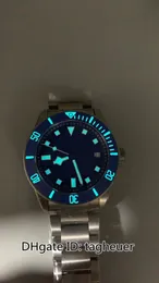 XF fábrica masculina Super qualidade 42mm 25600 25600TB Titanium azul cerâmica beze luminova relógios cal.mt5612 movimento mecânico automático masculino