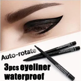 Подводка для глаз 3pcs Latemodel Женская макияж ротационная макияж Ветка выдвижной глаз для карандашной карандашной подкладки для глаз
