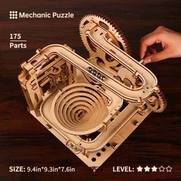 Puzzle 3d puzzle 3d puzzle in legno fai da te marmo build build builking kit modello artigianato decorazione educazione regali di toys di compleanno per bambini 240419