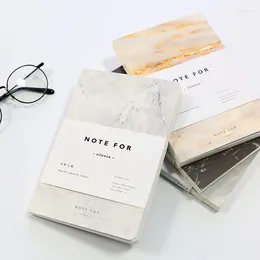 Creative NOTE FOR SILENCE Marble Designs A5 Notebook Line Pages Journal Diary Stitching Binding Notepads School Stationery Gifts