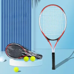 Rapa de tênis para adultos raquetes de raquetes incluídos Incluir Bag 3 Tennisballs Sports Exercício RacQuet Jogos para jovens ao ar livre 240411