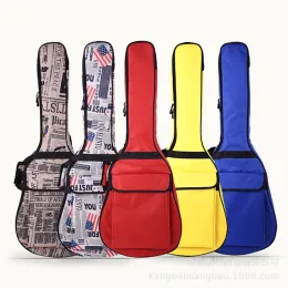 Cases 40/41 Inch Guitar Bag 6 Mm Thick Sponge Soft Case Gig Bag Backpack Oxford Waterproof Guitar Cover Case with Shoulder Straps