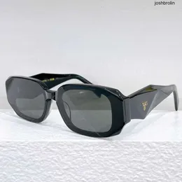 24SS Designer de moda Símbolo feminino Acetato de acetato de sol geométrico Estrutura dourada não compatível com lentes graduadas Pr160s 2024