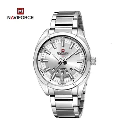 NaviForce Classic Casual Watch per uomini inossidabile teel inossidabile orologi maschi impermeabili orologi da data in quarzo relogio mascolino 240419