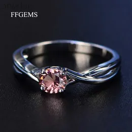 Кольцо солятерии Ffgems Gemstone Zultanite Amethyst Silver Ring Blue Sapphire Ring Silver 925 Ювелирные кольца для женщин для женщин. Обручальные кольца D240419