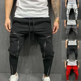 Pantaloni maschili a metà pherenging maschi tasca casual tasca per pantaloni per pantaloni da uomo y2k vestiti pantalones palestra lavoro magro streetwear magro