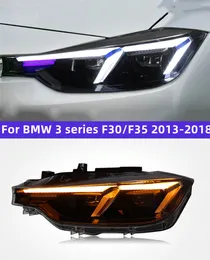 Luz frontal do carro LED todo para BMW 3 Série F30/F35 20 13-20 18 18 Atualize os faróis de LED de sinal de drl