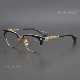 Chrome Resrts Sunglasses Frames مصمم قلب الرجال Eyeglass Pure Titanium Gold Gold Plate Myopia Chromes Women Crromes Sunglasses 574