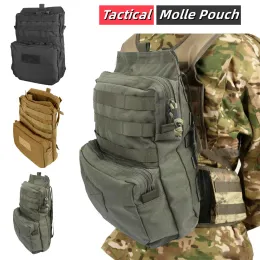 Pacotes de caça de caça aos sacos de colete de bolsa molle tática 1000D Nylon Oxford Exército EDC Bolsa tática Mochila Tactical impermeabiliza corredeira modular para caminhada