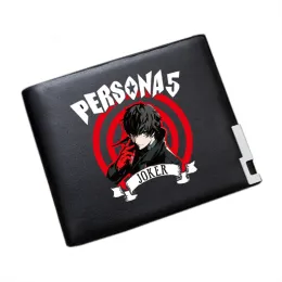 Wallets 2019 Persona Hot Game 5 P5 Impressão unissex Long bolsa pu PU CAULTA CURTA CURTA REN Amamiya Anime Card Saco de couro PU PU