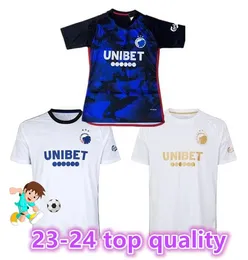 23/24 FC 코펜하겐 축구 유니폼 2023/24 화이트 골드 풋볼 셔츠 키트 바이엔스 홀드 풋볼 셔츠 jersey8899