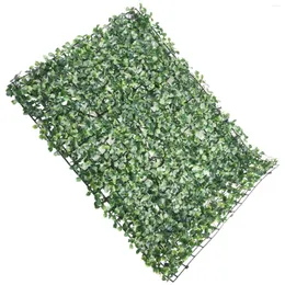 Decorative Flowers 1pc Simulated Lawn Artificial Turf Fake Plant Foliage Hedge Grass Mat Garden Decor Courtyard Playground 40cmx60cm