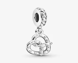 100 925 STERLING SLATA PRETZEL CHAVELO DE PRETZEL CHARM FIT ORIGINAL EUROPEIROS E CANTROS EUROPEDORES BACELETA ACESSÓRIOS DE JOIXAS DE CASAMENTO