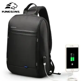 Sacchetti Kingons Backpack a spalla singola Uomini piccoli zaino per laptop impermeabile Backpack 13/13,3 pollici Mini Borse per ragazzi 2023