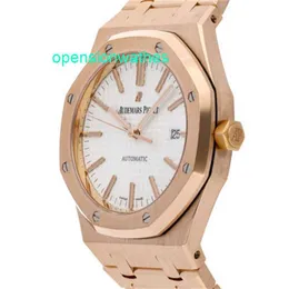 Audemar Pigue Luxury Watches Men's Automatic Watch Audemar Pigue Royal Oak Auto Rosa Oro Uomo Braccialetto Orologio FNYV