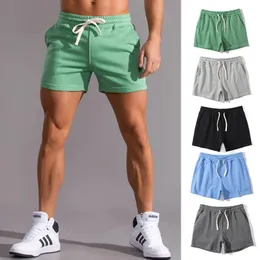 Mens Summer Shorts Casual Cotton Homme Oversized Basketball Sport Fitness Running Sweatpants Male Clothes 240410