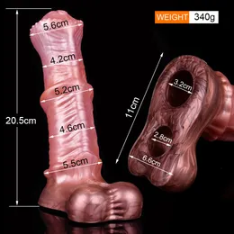 Silikonhäst penis extender slemee, bärbar elastisk kuk ring utvidgning sleme, realistisk häst dildo mjuk ihålig förlängningshylsa sex leksak