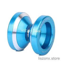 Yoyo Eboyu Yoyo Ball Blue Fashion Magic Yoyo N8 Vågar att göra legering Aluminium Professional Yo-Yo Toy