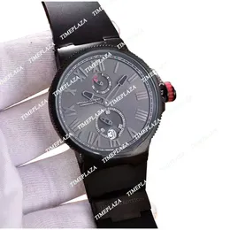 Yeni Maxi Marine Dalgıç 1186-126-3/42 1183-310 Çelik kasa siyah kadran otomatik erkek izle lastik kayış tarihi spor beyler saatler hello_watch