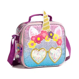 Taschen G -Sekunden Unicorn Lunchbag für Kinder Lunchbox Kinder für Mädchenschule Isolierte wasserdichte Lunchbox -Tasche Tasche mit Lunchbag Tasche