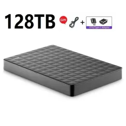 حاوية القرص الصلب الخارجي 128TB SSD HDD التوسع 64TB قرص ثابت USB عالي السرعة محرك الأقراص الثابتة لجهاز الكمبيوتر المحمول