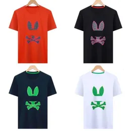 Psychologiczna koszulka króliczka Summer męska Tshirt Rabbit Druku