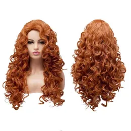 Человеческие кудривые парики жены коричневый длинный завиток парики, популярный в Интернете с тем же стилем пенопластовой лицевой головы, натуральная натуральная шерсть, завитуе парик
