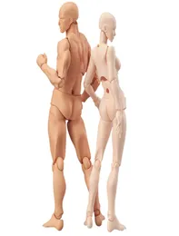 1 set di figure di disegno per artisti Action figure Modello Mannequin Human Man and Woman Set Toy Action Figure Figura Figurina9112844