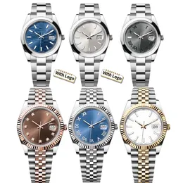 MENS Titta på kvinnor Datejust Designer Watches High Quality 41mm 36mm 31mm Kvinnor Titta på automatiska mekaniska armbandsur Klassiska Rom Dial Orologio Di Lusso