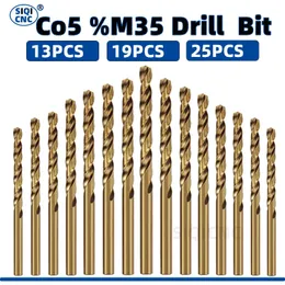 Cobalt Steel Twist Drill Bit M35 Stainless Steel Tool Set Metal Drills For Metal Stainless Steel Drilling 240418