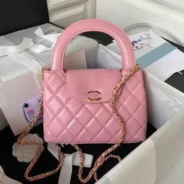 Mini Crossbody Çanta Tasarımcısı CC Tote Çanta Lady Pembe Çanta Debriyaj Omuz Çantası Moda Gece Çanta Kadınlar Zincir Deri Cadılar Bayram